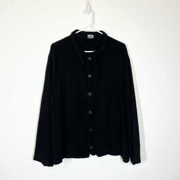 CP Shades Linen Blend Button Down Size Large - Picture 1 of 7